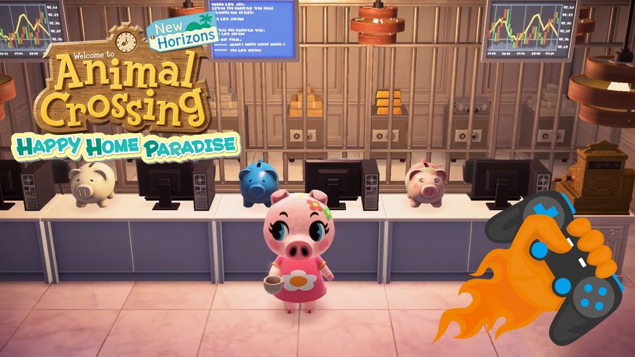 A Bank for Everyone Gala Animal Crossing Happy Home Paradise YouTube