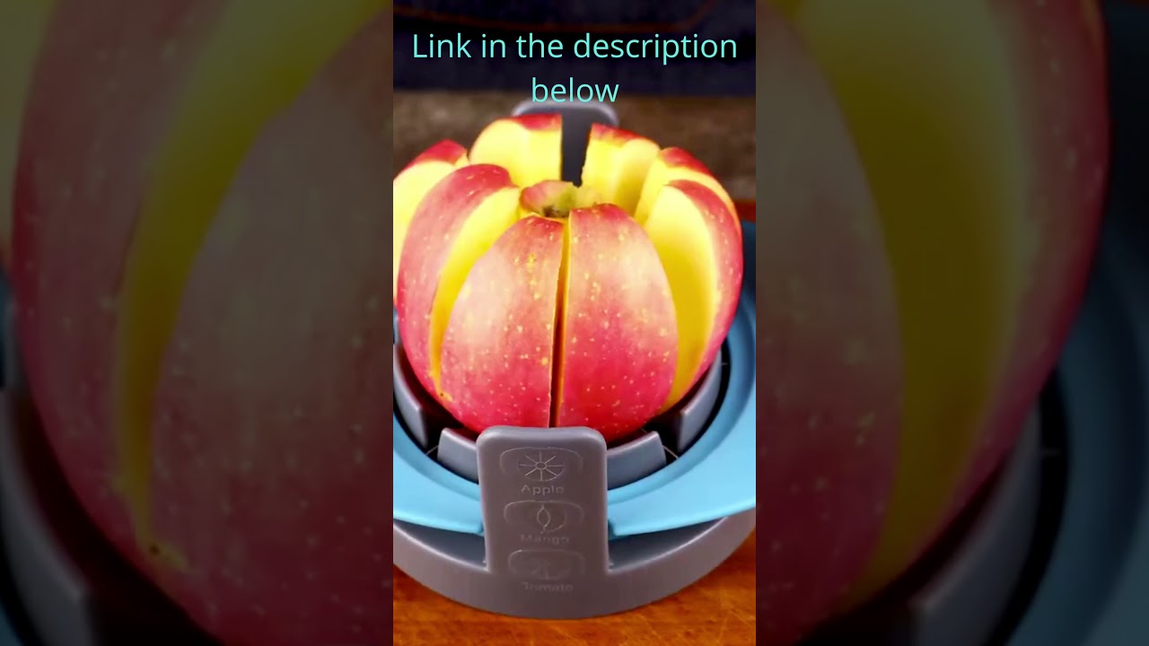 WAK Home Fruit Cutter Stainless Steel Apple Cutter Tomato Slicing Tool Kitchen Fruit Slicer