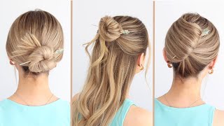 3 Easy Hairstyles Using A Pin 2023