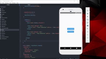React Native Start Stop Device Vibration on Button Click Android Or iOS