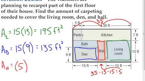 11 1 Areas of Parallelograms Examples