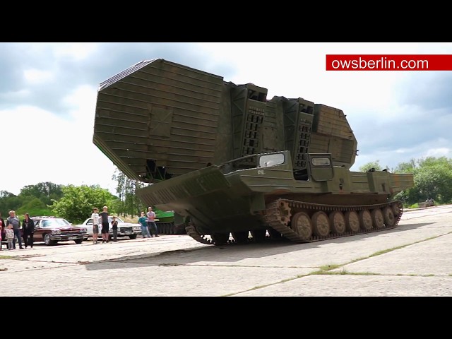 Soviet (Russia) Tracked Amphibious Ferry GSP-55 | Exterior and Interior Walkaround & drive class=