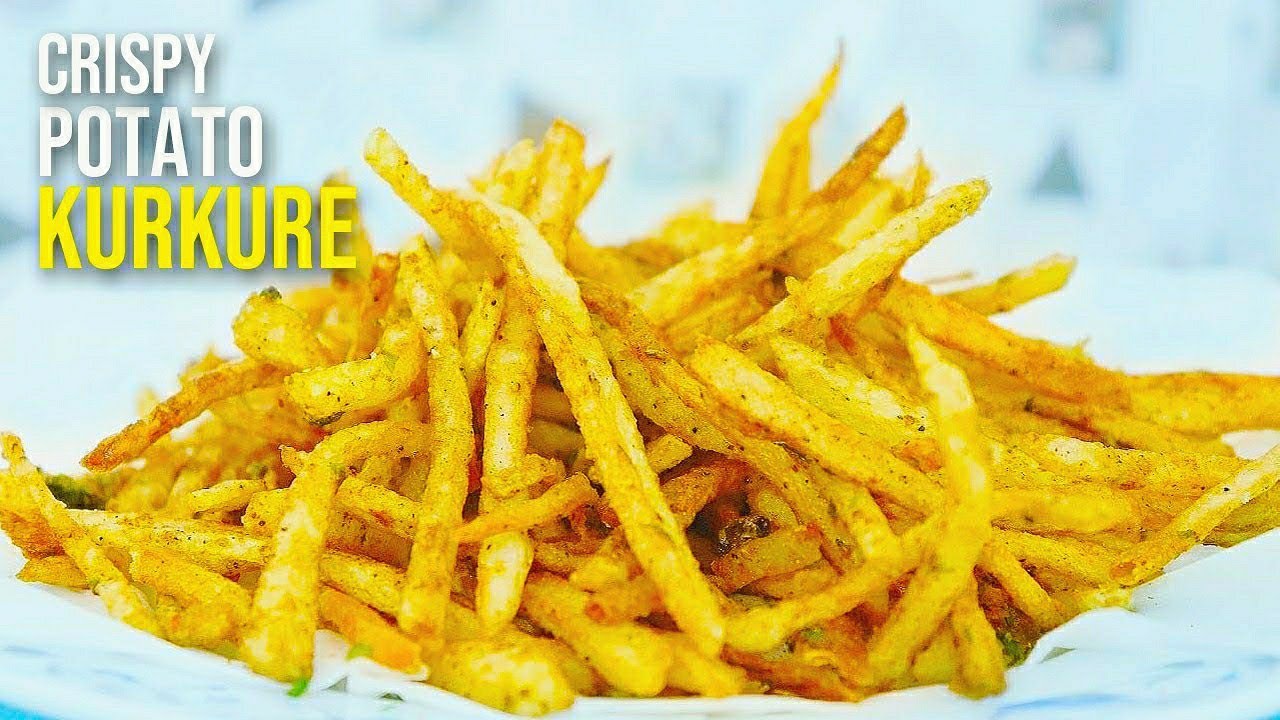 Kurkure Aloo Fry recipe Crispy Potato Kurkure Aloo Kurkure Quick