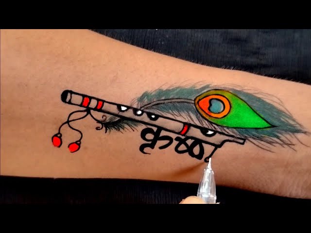 Details more than 107 krishna letter tattoo super hot