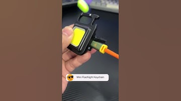 Mini Cob Keychain Work Light | Best Edc Flashlight 2023 #shorts #flashlight