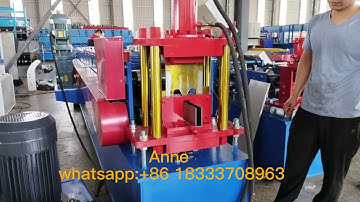 Drywall Stud and Track Roll Forming Machine C U Channel for shutter door frame Forming Machine