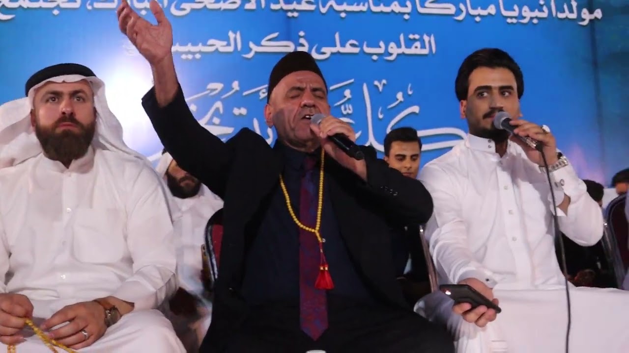 خليفة مجيد يشدو بأجمل المدائح في الرمادي . عيد الأضحى 2025 بحضور الشيخ شمس الدين الكسنزان