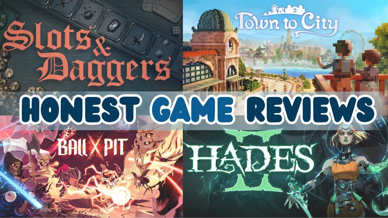 Честный обзор 4 инди-игр ✨ Ball x Pit, Town to City, Slots & Daggers, Hades II