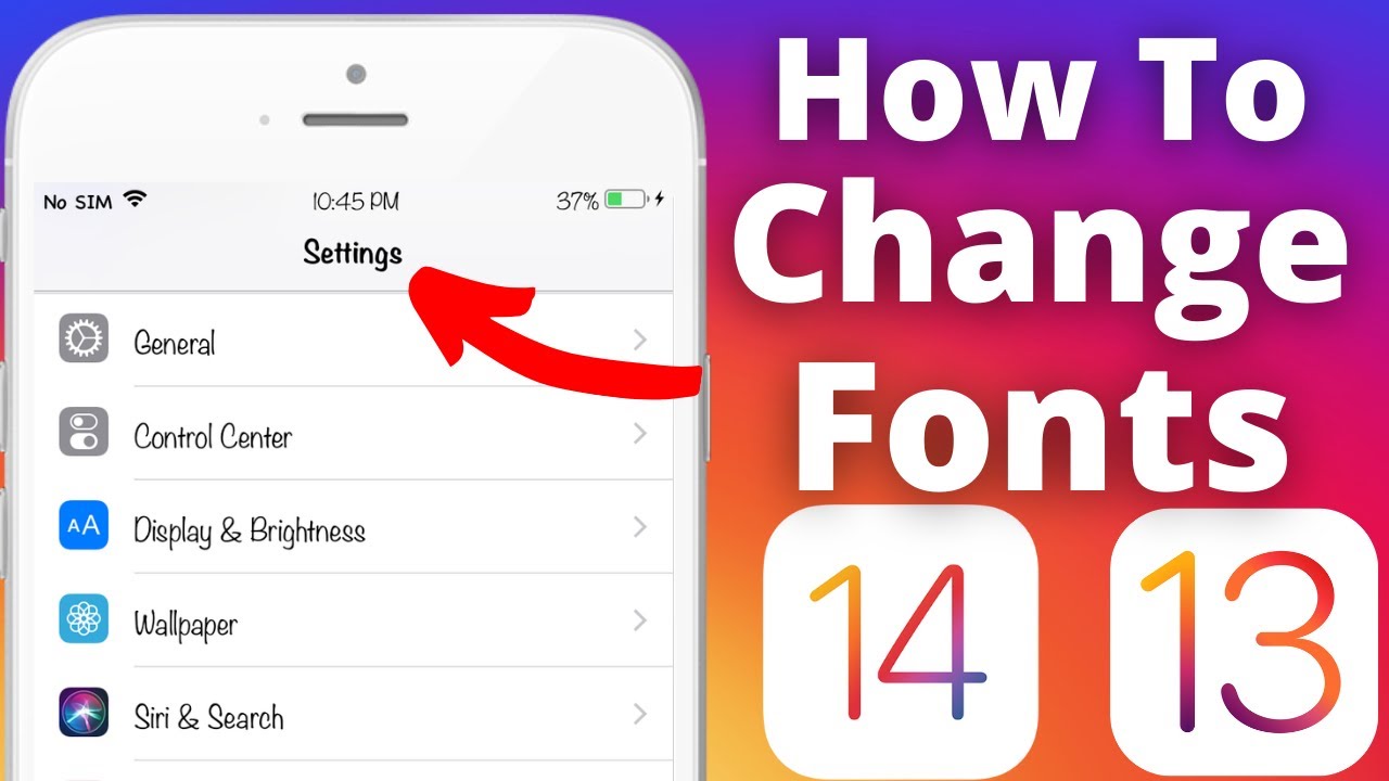 How To Change Fonts On iOS 14-14.3 Stylish Fonts For iPhone \u0026 iPad