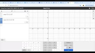 Using DESMOS Test Mode to find Mean