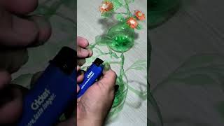 round flower short demo diy plastic bottle craft ideas best out of waste #diy #craft #flowers #art