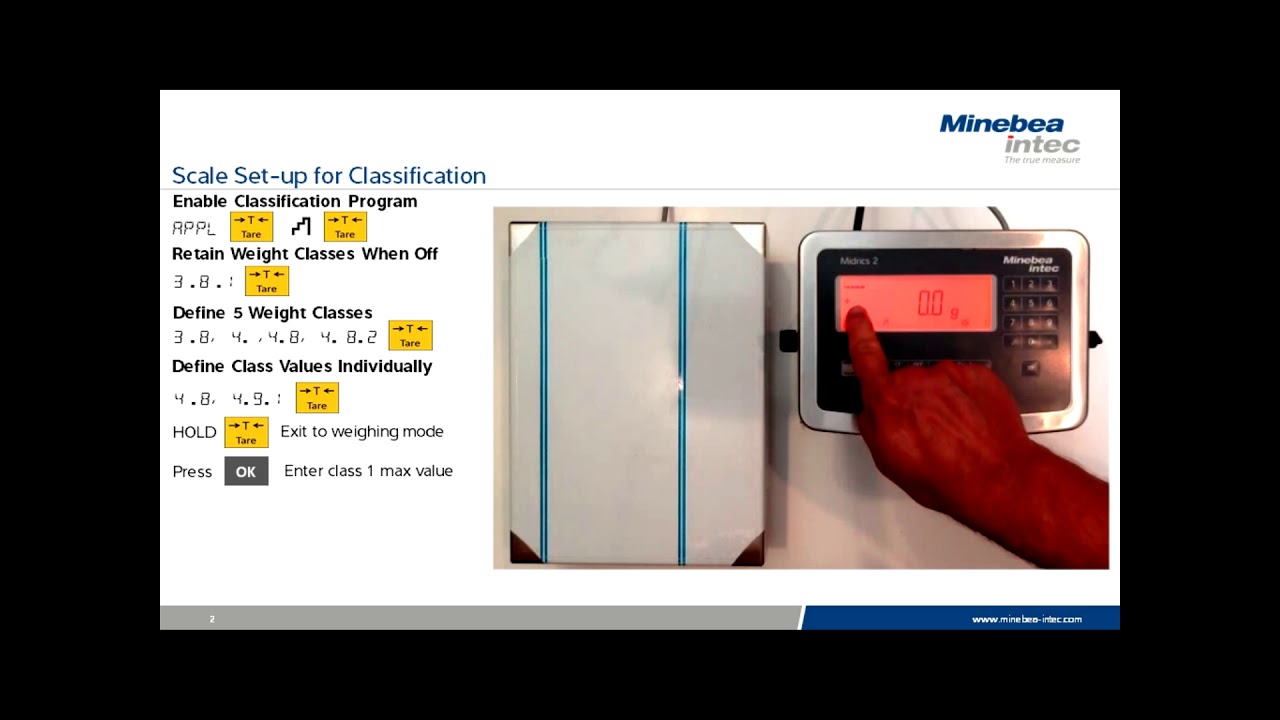 How to: Classification and sorting by weight