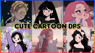 Cute Cartoon Collection DPs 💕| Adorable Aesthetic Profile Pictures for Girls 🌸| Soft & Pastel Vibes✨ screenshot 5