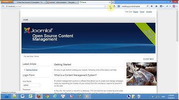 Installing joomla template and make it as default in Joomla 3.0