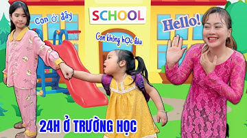 Hà Hà Hí I Khi Học Sinh Là Cháu Cô Hiệu Trưởng - Ngày Đầu Tới Lớp Của Bé Mint Vy
