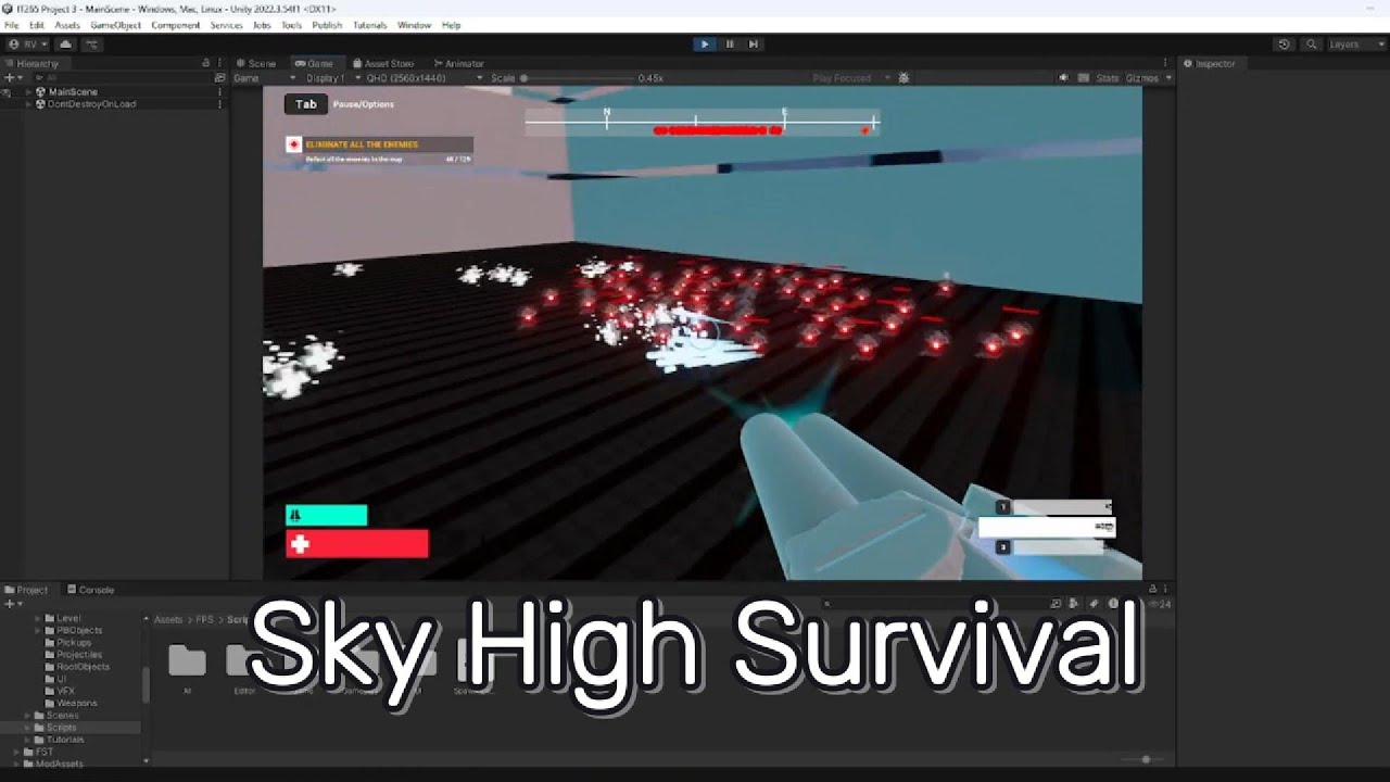 Wave Based FPS, Sky High Survival!