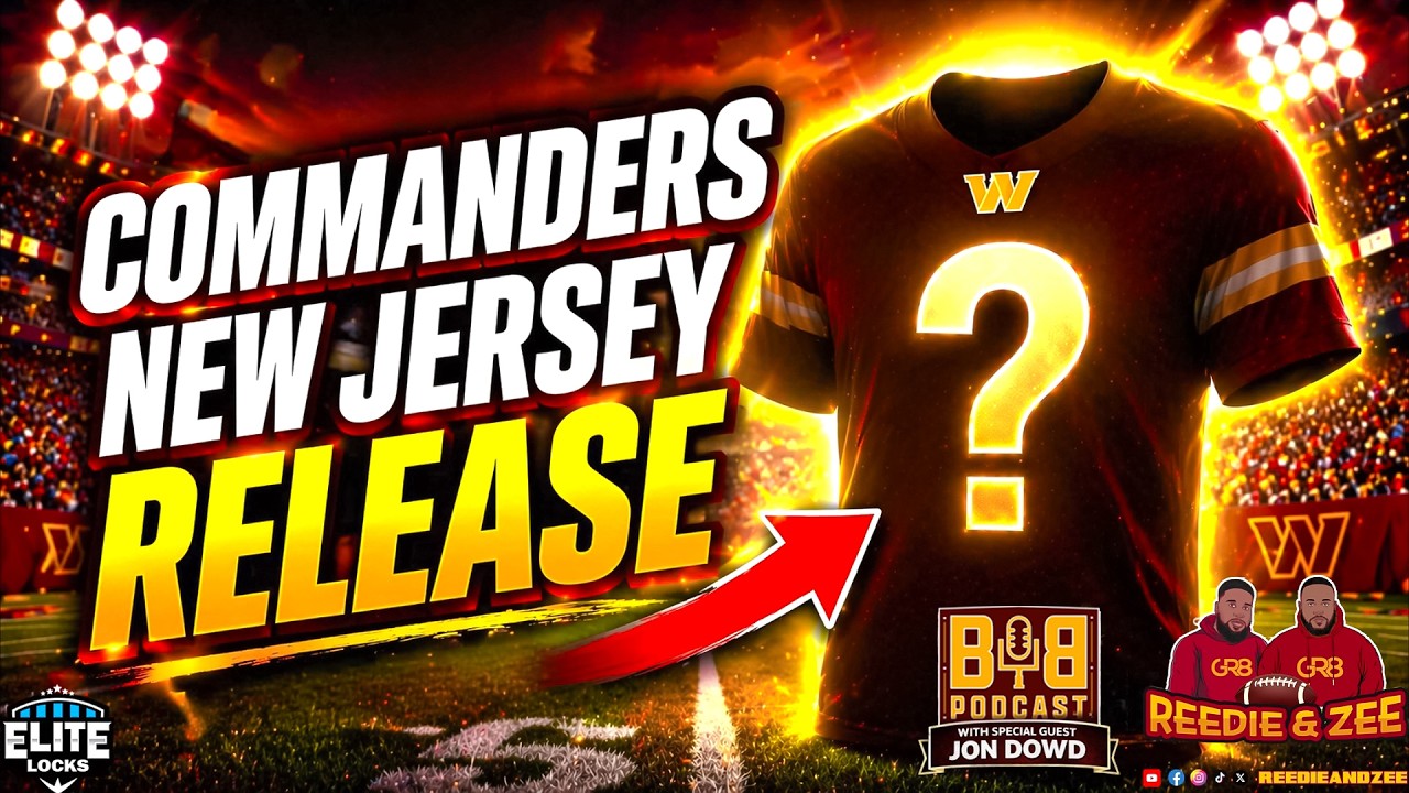 🚨LIVE Commanders NEW Uniform Reveal! First Look & Instant