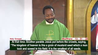 MONDAY: 17TH WEEK IN ORDINARY TIME. #OREMUS #CatholicMass #DailyMass #CatholicMassToday #eucharist