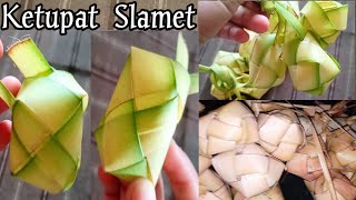 Ketupat Slamet / Kupat Slamet || Cara Membuat Ketupat Slamet Janur Kuning