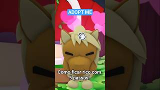 COMO FICAR RICO NO ADOPT ME! #shorts #fy #fyp #viral #roblox #adoptme #adoptmeroblox