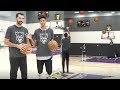 3-Point & Half Court Challenge vs NBA ALL-STAR LEGEND *Peja Stojaković*