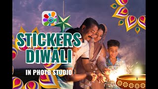 Stickers Diwali in Photo Studio app | Holiday photo stickers | Android app screenshot 1