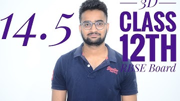 Exercise 14.5 3D Three Dimensional Geometry Class 12th  RBSE Board