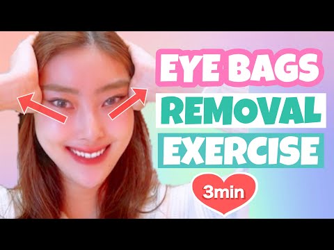 3mins!! Eye Bags Removal Exercise & Massage You Must Do