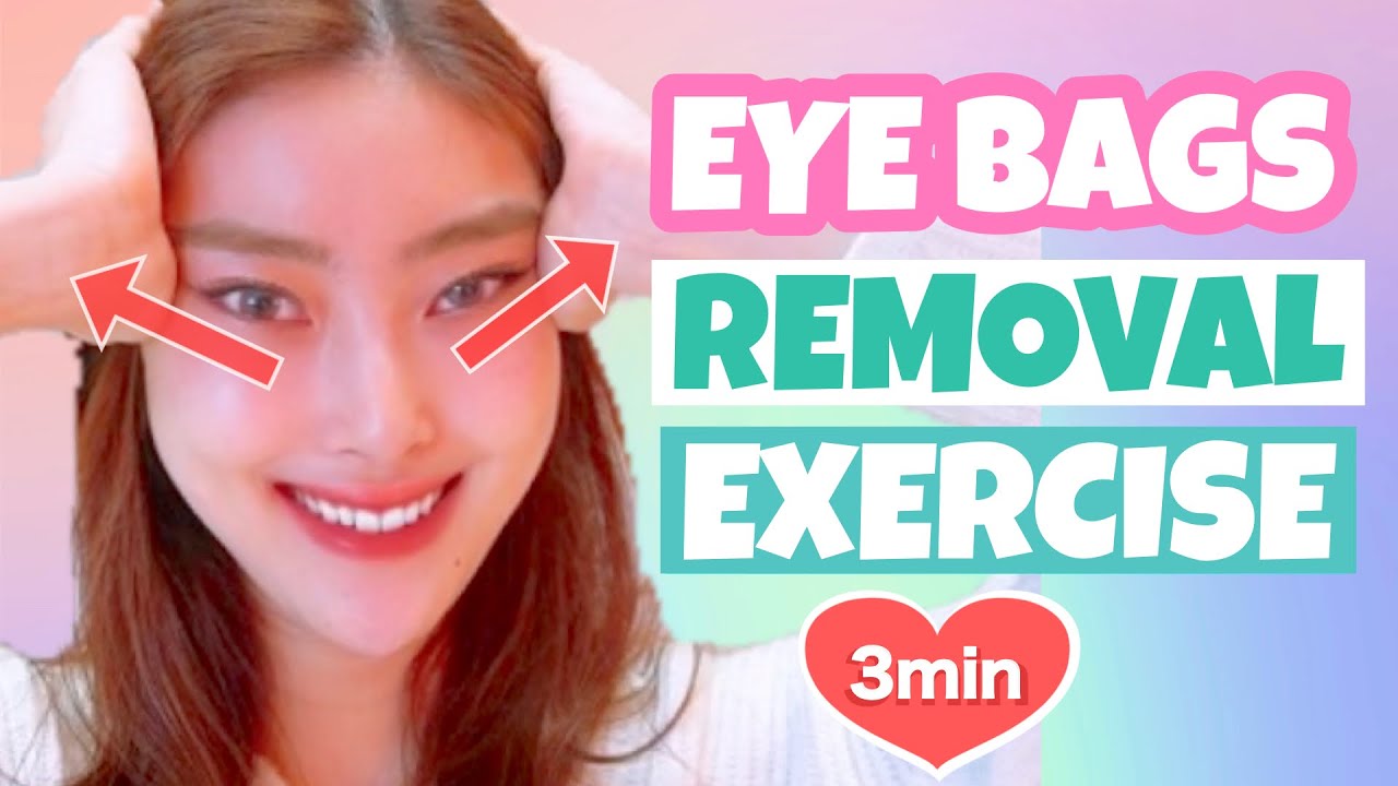 3mins Eye Bags Removal Exercise  Massage You Must Do  YouTube