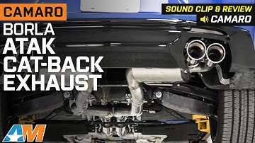 2016-2023 Camaro SS Borla ATAK Cat-Back Exhaust with Polished Tips Review & Sound Clip
