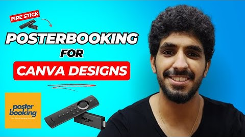 Fires stick digital signage for canva designs with posterbooking