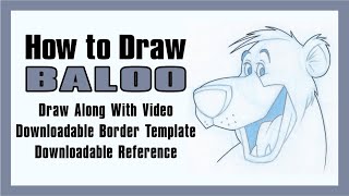 Pencil Drawing  --- How to Draw Disney's Baloo from The Jungle Book