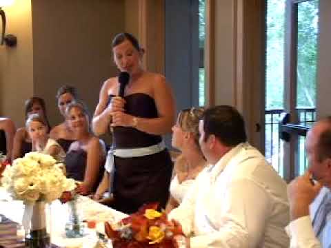 Best Funny Maid-of-Honor Speach at Denise & Bryce ...