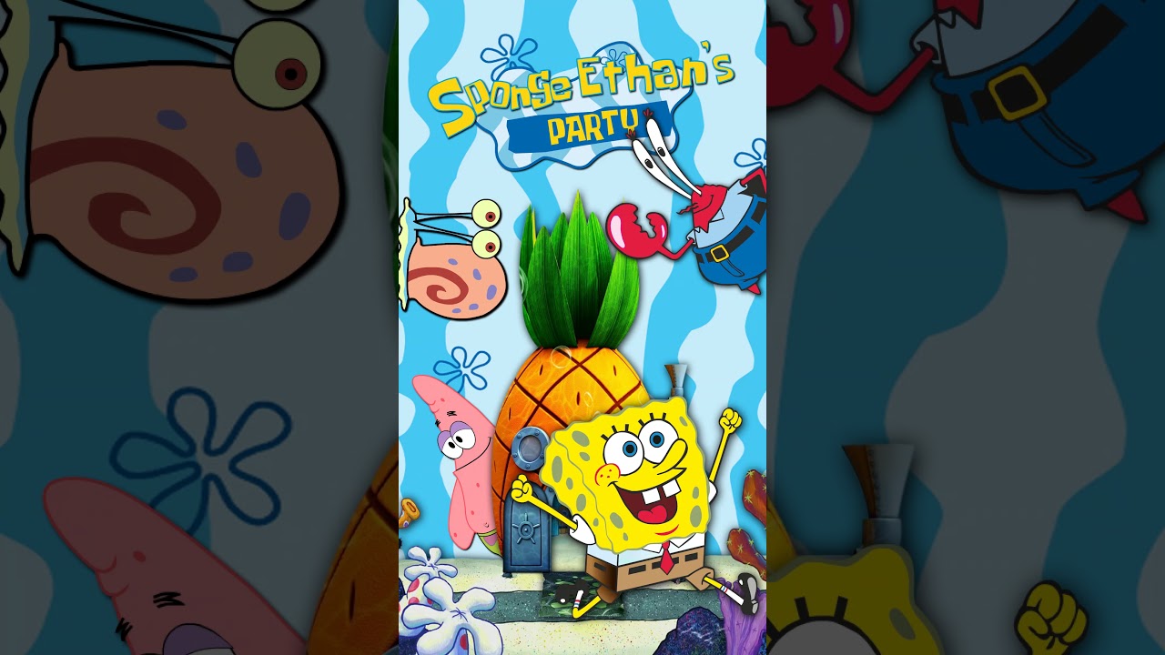Spongebob video Invitation