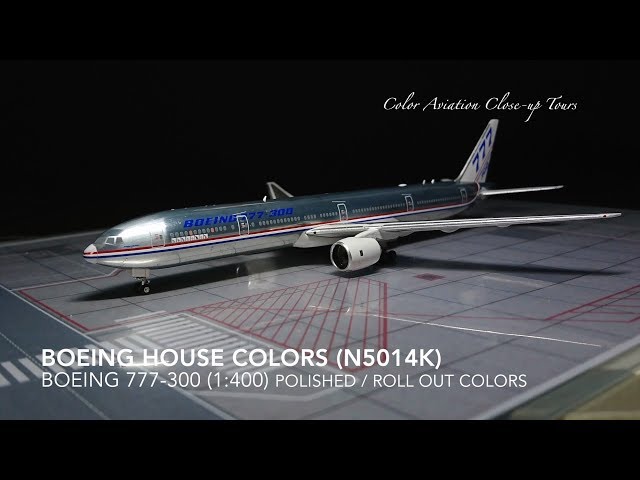 ボーイング 777-300 N5014K 1/200 www.JetCollector.com: JC WINGS Boeing House B777-300 (Silver w