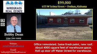 Convenient Dothan AL 36301 office building for sale with warehouse