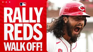 The RALLY REDS make an INCREDIBLE COMEBACK! (Full inning: game-tying home run, walk-off homer!)
