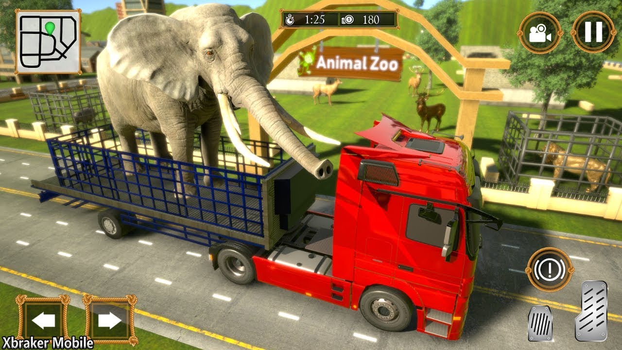 Wild Animal Transporter Truck Simulator - Best Android Gameplay 2019