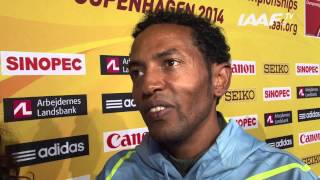 Copenhagen 2014 - Zersenay Tadesse ERI - ITW