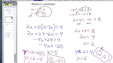 0-5 Solving Linear Systems Review