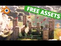 Blender Free Assets with Geometry nodes