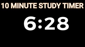 10 Minutes Timer with Relaxing music to improve your Focus | relaxed