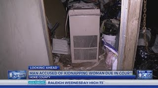 Woman found chained in shed in Hoke County, man charged with kidnapping