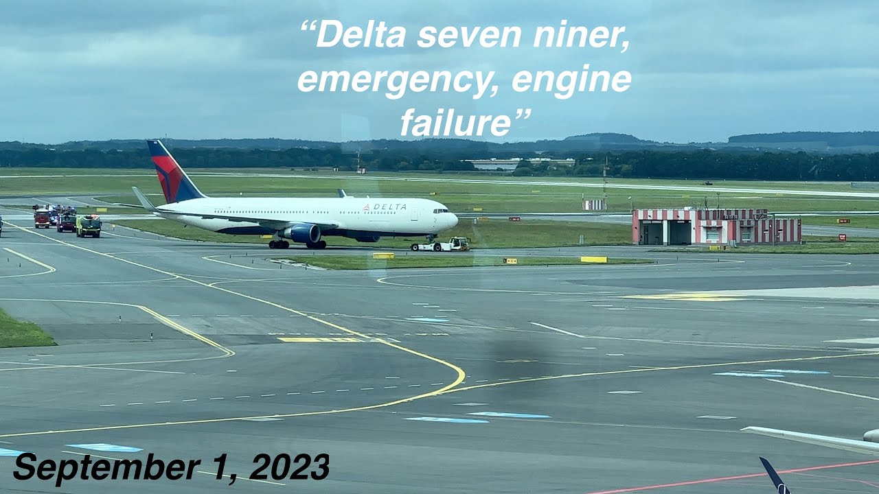 Delta Flight DL79 N175DN engine failure emergency response on September