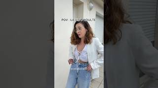 Et toi, la vie d’adulte? 🤣 #humour #parodie #adulte #ytshorts