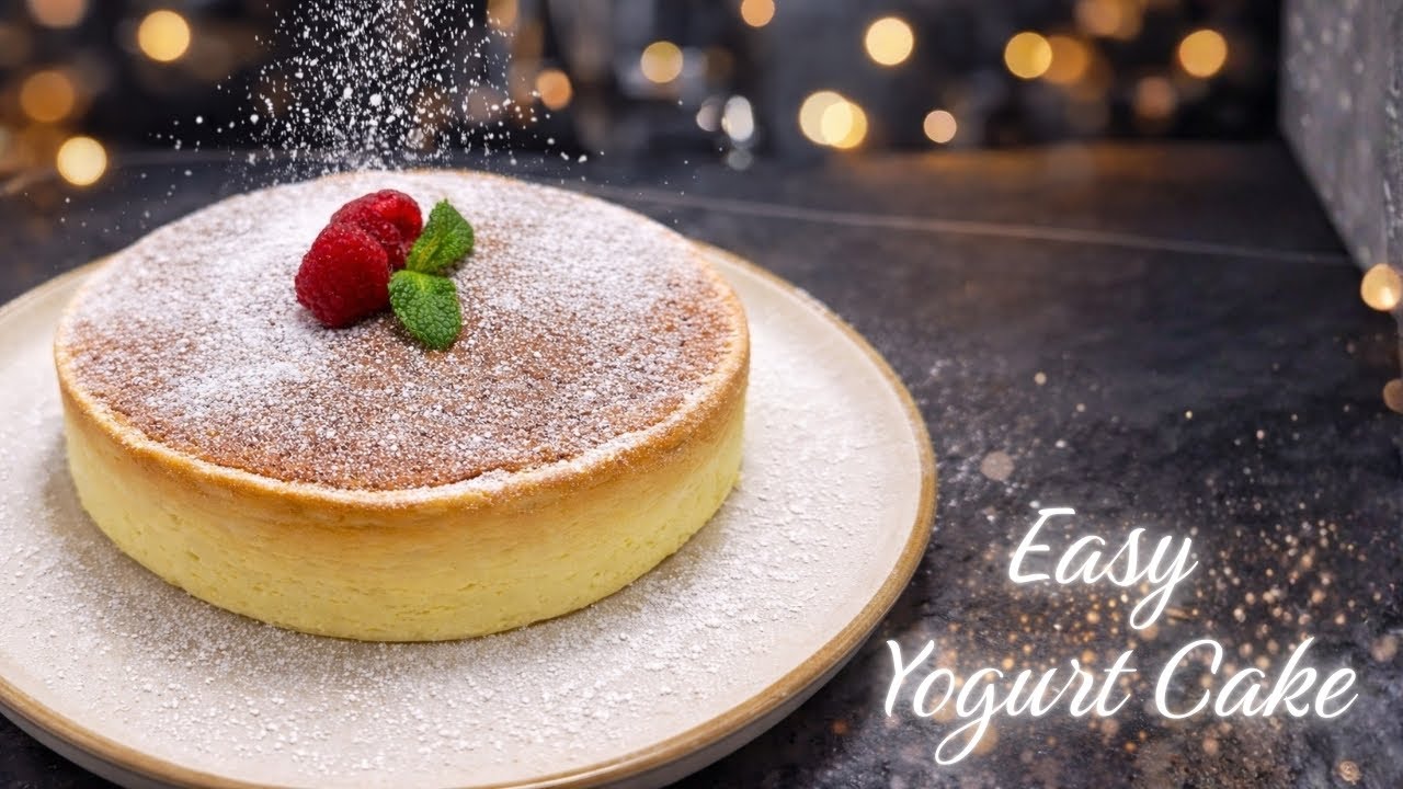 You Won’t Believe This Cake Has Only 100 Calories Per Slice! Healthy Yogurt Cake 🧁