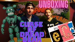 FNAF Curse of Dread Bear Funko Action Figure UNBOXING 1st youtube video with Bloopers