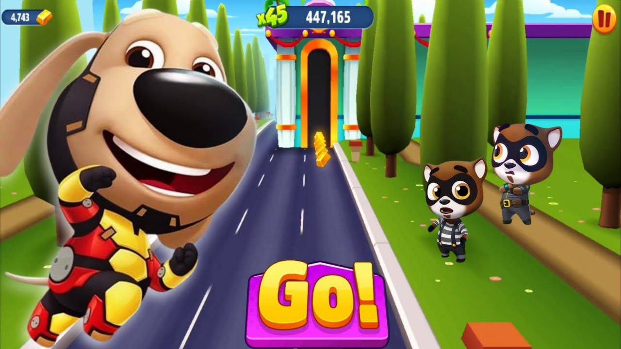 Talking Tom Gold Run Mission Impossible At Water Park - Randomly Unlock Iron Ben - TNG