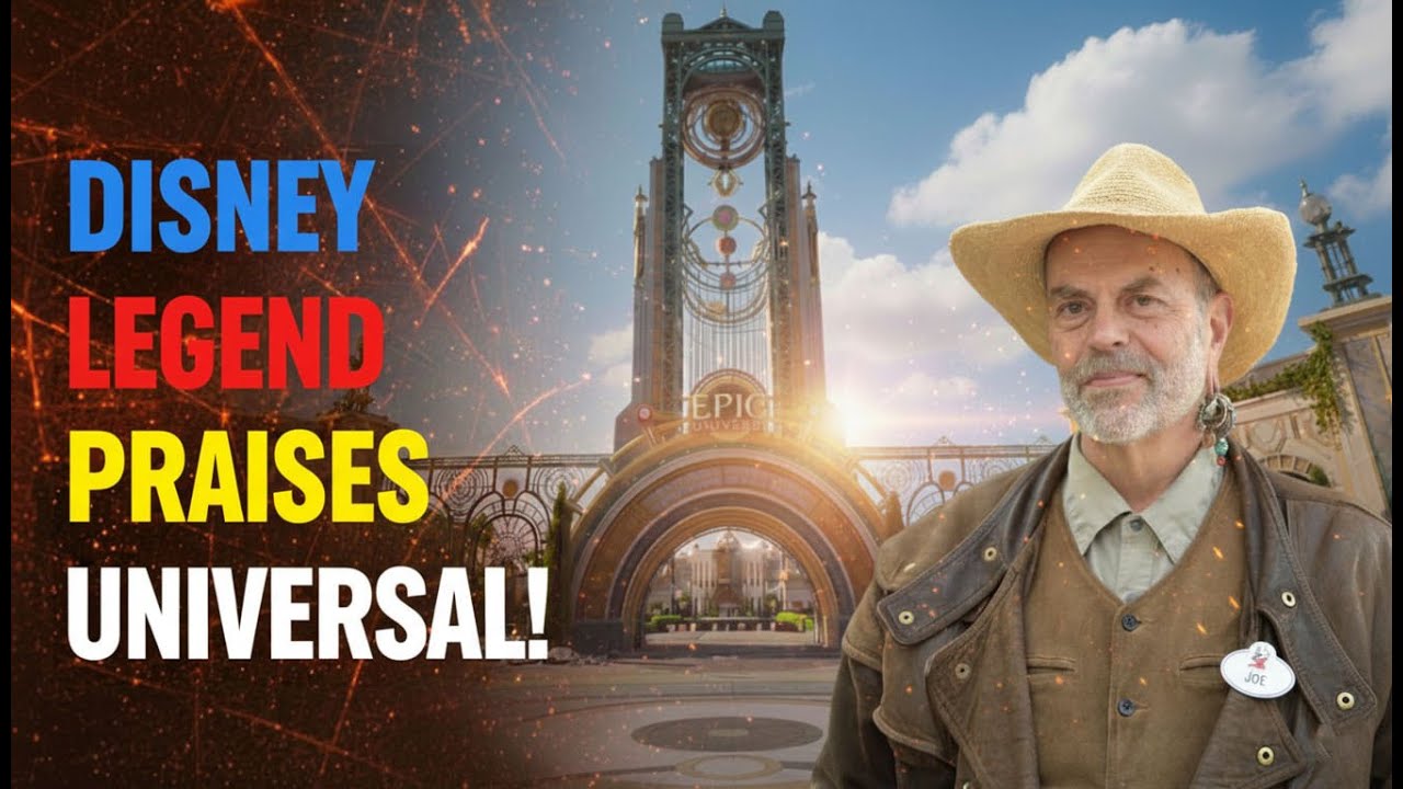 Legendary Imagineer GUSHES Over Epic Universe! Joe Rohde Compares Universal to HIS Animal Kingdom!
