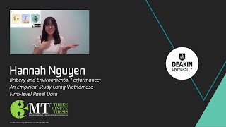 2021 Deakin University - Three Minute Thesis (3MT): Hannah Nguyen (Finalist)